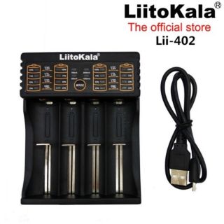 เครื่องชาร์จถ่าน Liitokala Lii-402 ชาร์จถ่านได้ 4 ช่อง