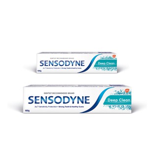 SENSODYNE DEEP CLEAN TOOTHPASTE เซ็นโซดายน์ ดีพคลีน ยาสีฟัน (เลือกขนาด)