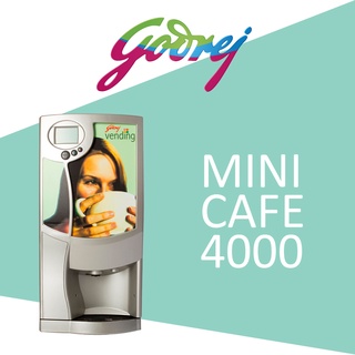 Hillkoff : เครื่องกดกาแฟอัตโนมัติ Godrej รุ่น MINICAFE 4000 เครื่องกาแฟอัตโนมัติ เครื่องชงกาแฟ