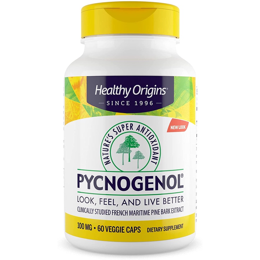 Healthy Origins Pycnogenol 100 mg 60 Capsules