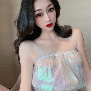 🧜🏻‍♀️พร้อมส่ง🐠 สายเดี่ยว แฟชั่น น้องเมอเมดสีขาวน่ารักเว่อร์ ลุคเจ้าหญิงเงือกน้อยสุดปัง 🌟