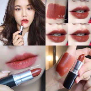 พร้อมส่ง !! ลิปสติกแมคขนาดจริง MATTE LIPSTICK สีแดงสวย 646 MARRAKESH ขนาด 3 กรัม