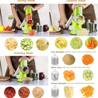 Tabletop drum grater เครื่องหมุนปั่นสไลด์ผักผลไม้มืออาชีพ