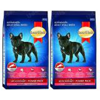 Smartheart Power Pack Adult Small Breed 3 kg (2 bags) อาหารสุนัข สมาร์ทฮาร์ท สำหรับสุนัขโต พันธุ์เล็ก 3 กก. (2 ถุง)