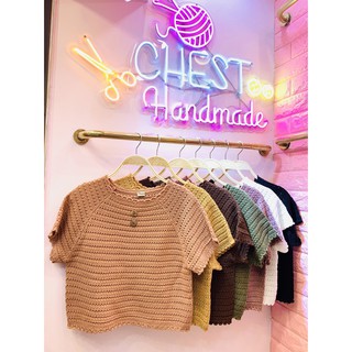 👚 CHEST 🌈 สาวอวบไหมพรมทอมือ ไซร์สาวอวบ มีทั้งหมด 7 สี  แจ้งสีที่ต้องการในแชทได้เลยค่ะ อก 40-48