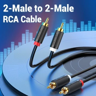 Vention 2 To 2 Rca Gold Plated Stereo Audio Cable สําหรับ Dvd Tv Amplifier Cd Soundbox