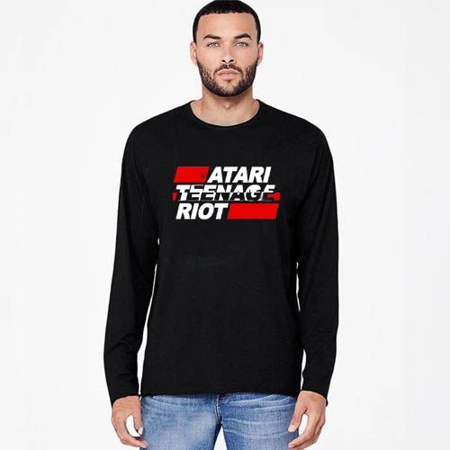 ATARI TEENAGE RIOT เสื้อยืดแขนยาวลําลองล่าสุด