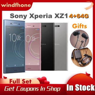 Sony Xperia XZ1 G8341 4+64GB โทรศัพท์แอนดรอยด์ 4G Octa-core 5.2 ปลดล็อกแล้ว มือสอง สไตล์ญี่ปุ่น