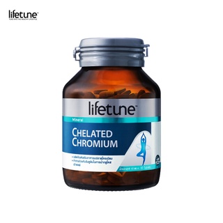 Lifetune Chelated  Chromium ไลฟทูน คีเลต โครเมี่ยม 90 เม็ด 1 ขวด