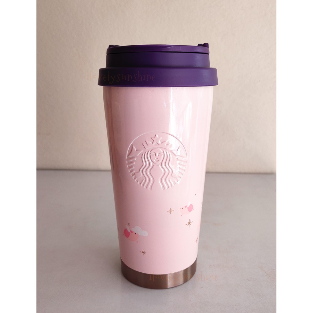 Starbucks SS Elma 16 oz. สีชมพู-ม่วง ของแท้