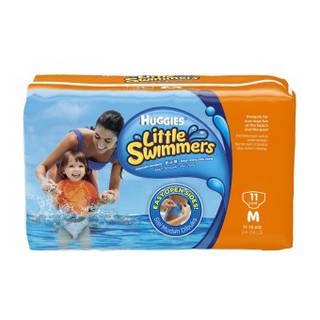 Huggies Little Swimmers ไซส์ M 11 ชิ้น กางเกงผ้าอ้อมสำหรับใส่ว่ายน้ำ