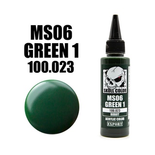SKULL COLOR 100.023 MS06 Green 1 60 ml.