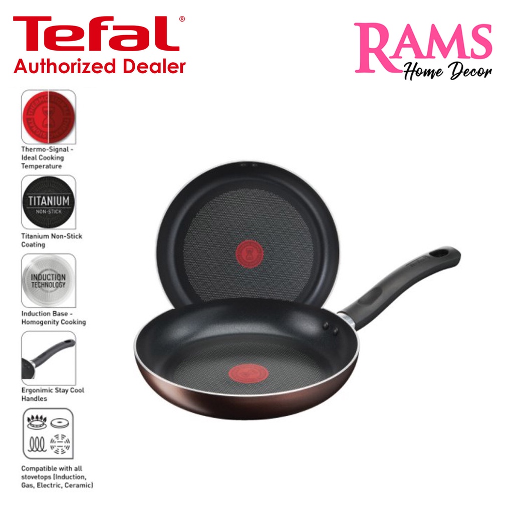 Tefal เครื่องครัว Day by Day Induction กระทะไม่ติด / เครื่องครัว / เรือน / เครื่องครัว / Kuali Tefal
