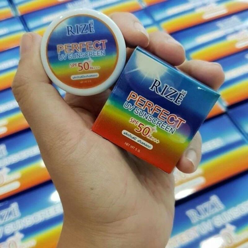 (ลดกระหนํ่าในเดือนนี้) กันแดดริเซ่ แพ็คเกจใหม่ ( Rize Sun Smooth Perfect Cream SPF50PA+++ )✔คุมมัน ✔กันนํ้า กันเหงื่อ✔ ราคา ถูกที่สุด ดีลบีเคเค แกลเลอรีภาพที่ 3