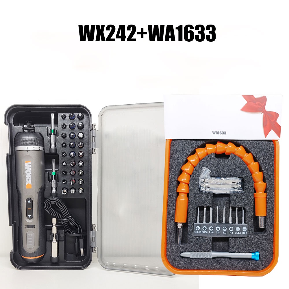 WX242 Electric Screwdriver Portable WX242 Rechargeable Automatic Screwdriver Power Tool Multifunctio