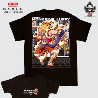 เสื้อยืดผ้าฝ้ายพรีเมี่ยม 【hot tshirts】เสื้อยืด ลายวันพีช MONKEY D LUFFY NIKA GEAR 5 FIFTH V3 - Karimake2022
