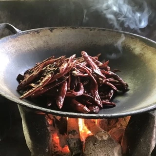 น้ำพริกตาแดง สูตรเมืองแพร่ (น้ำพริกแห้ง) หอมปลาร้า เผ็ด นัว ไม่หวาน