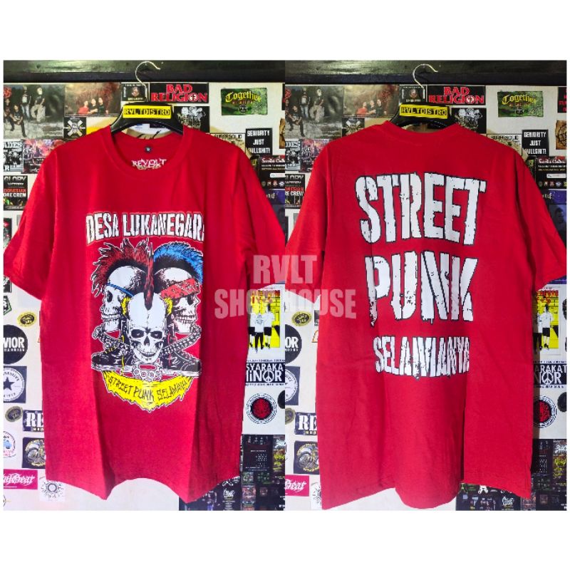 เสื้อยืด Punk Village และ National - Street Punk Forever / เสื้อยืด Punk Distro เสื้อยืด