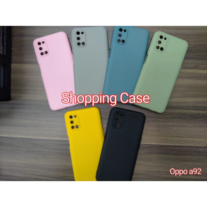 SHC888 OPPO A92/A52/A72 SIX CANDY CASE PREMIUM SOFTCASE PLAIN COLOR