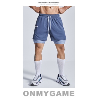 OMG SPORTWEAR | Nylon running drying sport shorts กางเกงกีฬา กางเกงออกกำลังกาย กางเกงฟิตเนส กางเกงฟิตเนส ระบายอากาศ แห้ง