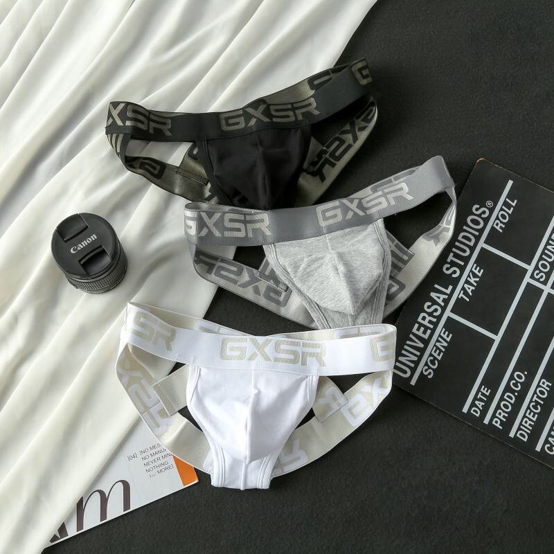 กางเกงในชาย Jockstrap GXSR จ๊อคสแตปสุดเซ็กซี่ที่สุด เปิดหลังเต็มสตรีม ไร้ขอบเอว เหมือนไม่ใส่อะไรเลย
