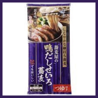 Hakubaku duck soba เส้นโซบะซุปดาชิเป็ดจากญี่ปุ่น 250g