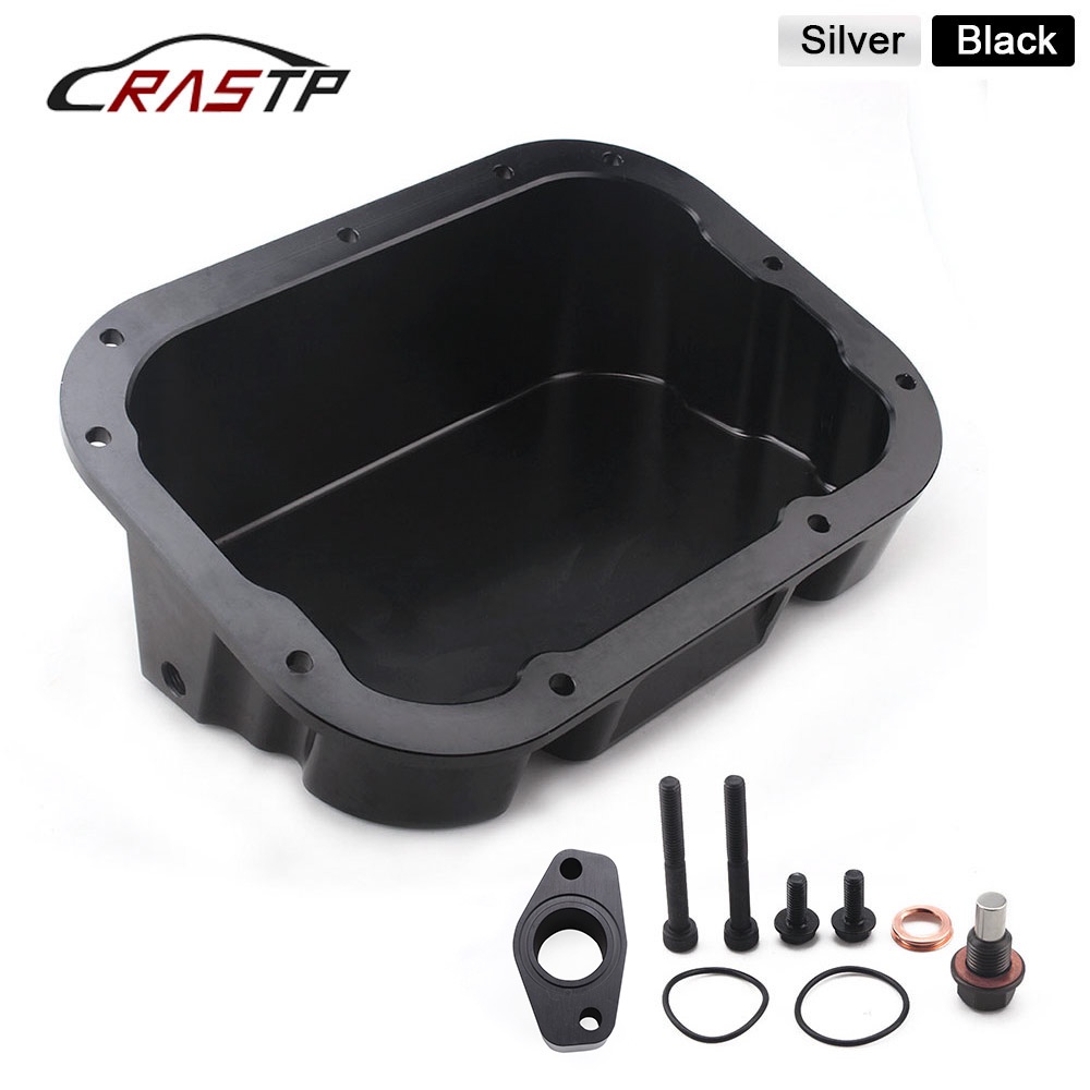 Black Silver Engine Oil Pan for 09-OnNissan R35 GT-R VR38 CBA DBA LHD&RHD Wet Sump Oil Pickup Extens