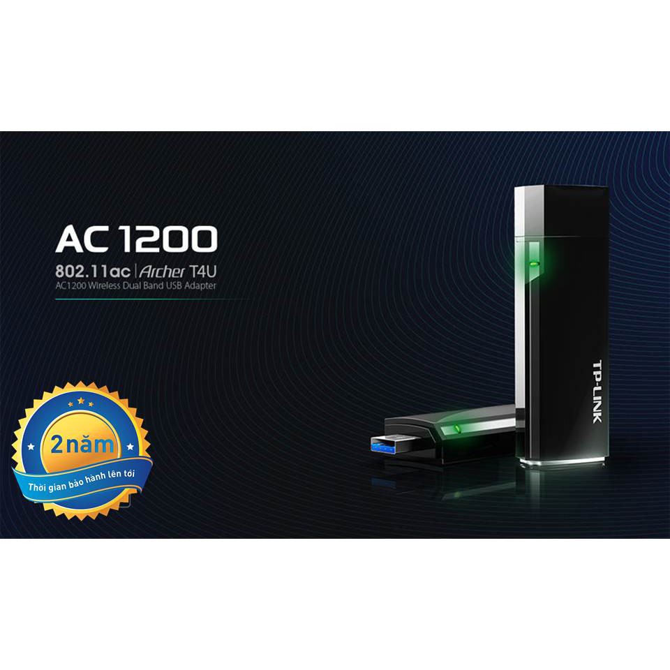 Usb Wifi Tplink Archer T4U มาตรฐาน AC ความเร็วสูง 1200Mbps
