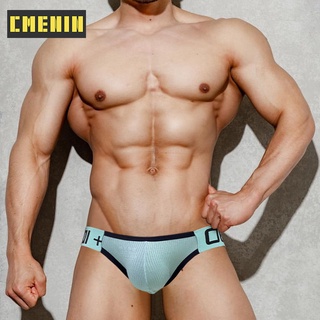 CMENIN BS 1Pcs New Cotton Gay Sexy Men Underwear Jockstrap Panties Comfortable Tanga Mens Thong And Tank Top Set Man Underpants Bielizna Meska BS3219