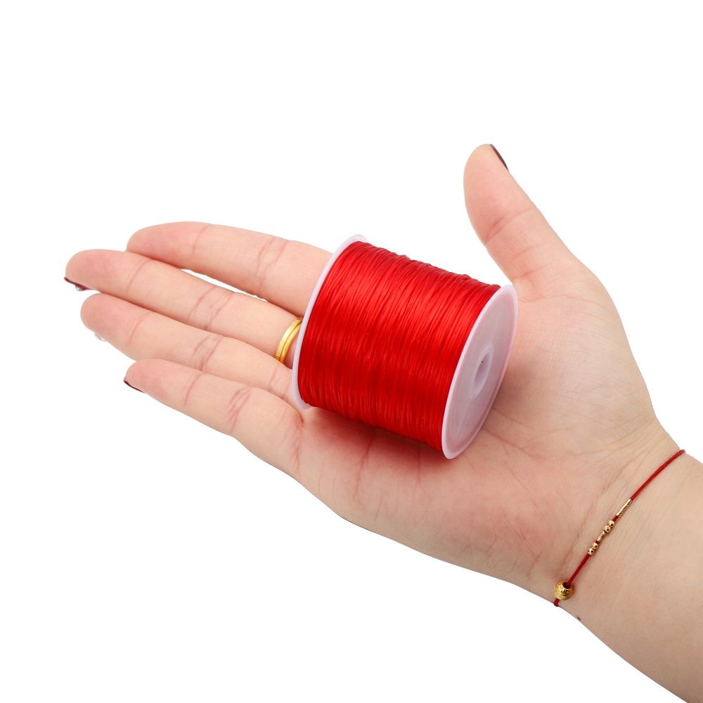 St.kunkka ไหมยืด (1 ม้วน / แพ็ค 1mm*40M) ไหมยืดร้อยหิน - รูปที่ 7