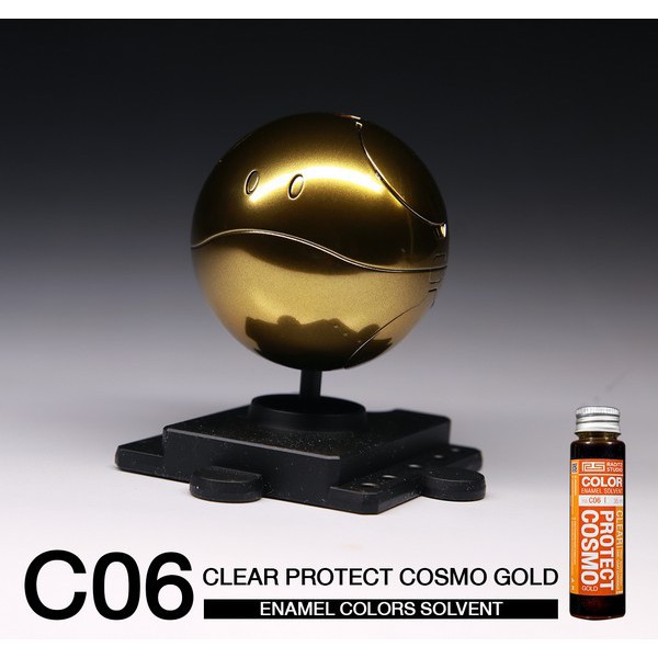 Raditz Studio RS C06 Clear Protect Cosmo Gold 35 ml (Enamel Clear ...
