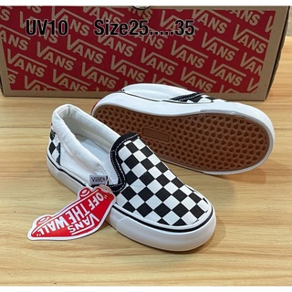 รองเท้าเด็ก แวนสลิปออน แวนตาราง  Vans Slip On