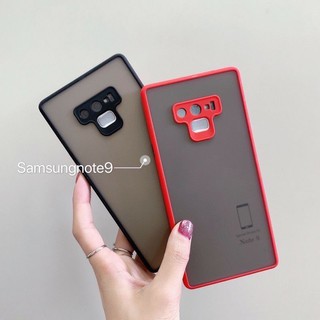 เคสขอบสีคลุมกล้อง Samsung Note9/Note8/Note10/10Plus/S10Plus/S9Plus