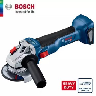 Bosch เครื่องเจียร์ 4" GWS 180-LI Brushless motor มี Soft start และ ระบบตัดการทำงานอัตโนมัติ แบต 2 ก้อน ขนาด 4.0 Ah