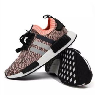 ใหม่ แท้ Uk5 Adidas nmd r1 primeknit sun glow salmon