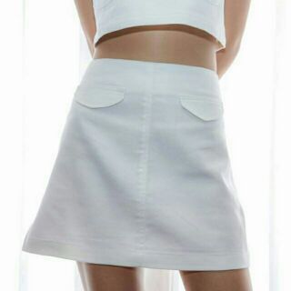 LUCY A-Line Skirt ( WHITE )