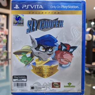 (ภาษาอังกฤษ) มือ1 PS Vita Sly Cooper Collection แผ่นPSVITA เกมPSVITA (Sly 1 + Sly 2 + Sly 3)