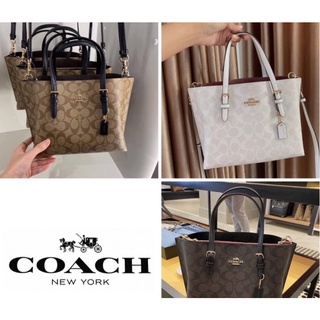 💯🔥COACH C4250 MOLLIE TOTE 25 IN SIGNATURE CANVAS