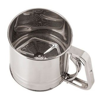 VIP SUPPLY Flour sifters Stainless Steel ที่ร่อนแป้งแสตน์เลส ขนาดบรรจ 250 g.