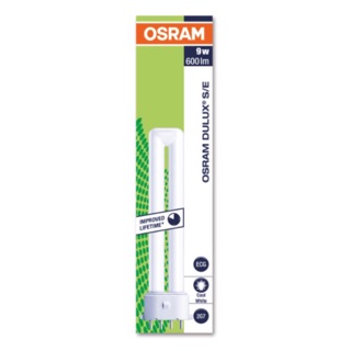 ✅ หลอดไฟ Dulux S/E 9W/840 Cool White : OSRAM (ผลิต 2019) [อ่านก่อนสั่ง]