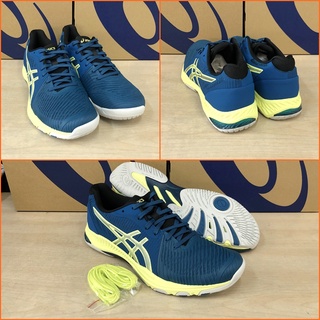 Asics Gel Netburner Ballistic FF 2 มีแถมเชือก 1 ชุด สีสันสวยงาม หนานุ่ม รองรับแรงกระแทกอย่างดี หรูหราน่าใช้ 1051A041-404