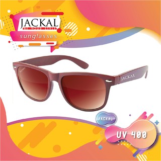 JACKAL SUNGLASSES แว่นตากันแดด รุ่น Traveller Wood grain WG002