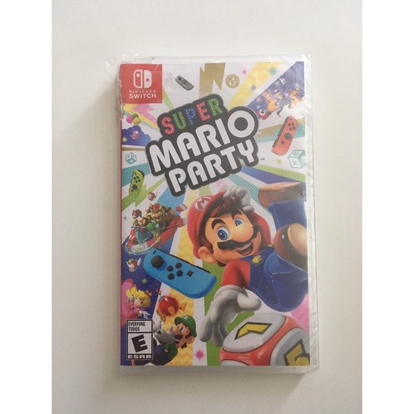 แผ่นเกม Switch super Mario party มือ1 (กล่องมีตำหนิ)
