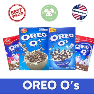 พร้อมส่ง Oreo O’s Cereal / OREO O’S Cereal  Vanilla / OREO O’S Cereal Red /Oreo O’s Original Korea 500gซีเรียล โอริโอ้