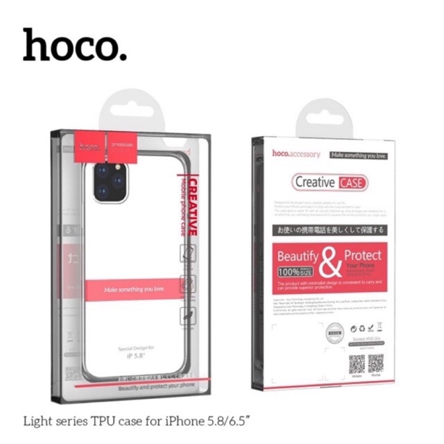 เคสใส Hoco นิ่ม (TPU Soft Case) ยี่ห้อ HOCO งานแท้ % iP13mini/13Pro/13/13Promax