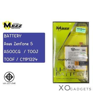 Mezz แบตเตอร์รี่ Asus Zenfone 5  A500CG  / T00J / T00F / C11P1324 / เซนโฟน5 / zenfone5 มีมอก. รับประกัน1ปี