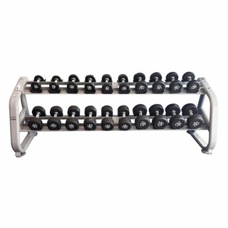 TPU DUMBBELL SET 2.5KG - 25KG with Rack 20pcs.