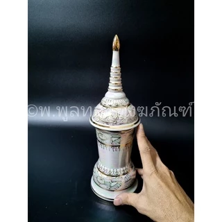 โกศ มุกลายไทย โกศเหลี่ยมมุก โกศใส่กระดูก พร้อมส่ง