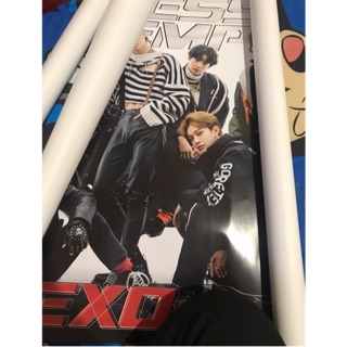 โปสเตอร์ (poster) exo ของแท้น้า อัลบั้ม tempo