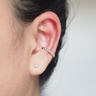 [Silver 925] ต่างหูเกี่ยวใบหู Dot ear cuff ราคาต่อ 1 ชิ้น